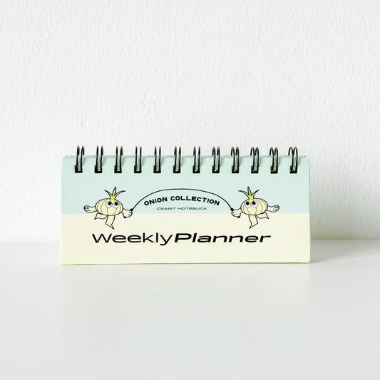 Cute Onion Desk Planner