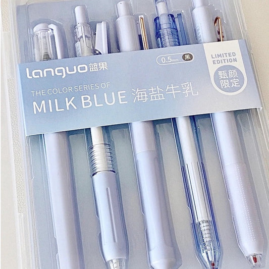Set of 5 quick-drying 0.5mm Gel Ink Pens
